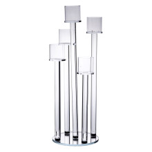 Підсвічник скляний на 5 свічок 20×56.5 см підсвічник декоративний прозорий на ніжці HP-4-16 (LG-HP-4-16) Підсвічник скляний на 5 свічок 20×56.5 см підсвічник декоративний прозорий на ніжці HP-4-16 (LG-HP-4-16)