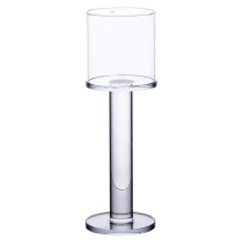Підсвічник скляний на високій ніжці 6×18.5 см підсвічник келих декоративний прозорий (LG-HP-4-39L) Підсвічник скляний на високій ніжці 6×18.5 см підсвічник келих декоративний прозорий (LG-HP-4-39L)