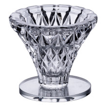 Підсвічник скляний на ніжці 5×5.5 см декоративний прозорий підсвічник на стіл HP-4-59S (LG-HP-4-59S) Підсвічник скляний на ніжці 5×5.5 см декоративний прозорий підсвічник на стіл HP-4-59S (LG-HP-4-59S)