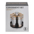 Набір ємностей для спецій на підставці 6 баночок по 120 мл HP1326 (LG-HP1326)