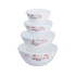 Набір порцелянових харчових контейнерів 4 шт 0,25/0,35/0,6/1,1л HP-7-713 (LG-2394098777)