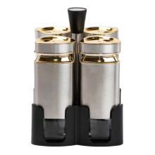 Набір для спецій 4 ємності по 120 мл на підставці HP1324 (LG-HP1324) Набір для спецій 4 ємності по 120 мл на підставці HP1324 (LG-HP1324)