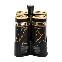 Набір для спецій на підставці 4 баночки по 120 мл HP1354 (LG-HP1354) Набір для спецій на підставці 4 баночки по 120 мл HP1354 (LG-HP1354)