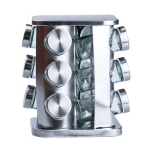 Набір для спецій на підставці 12 баночок по 100 мл HP15290 (LG-2148787734) Набір для спецій на підставці 12 баночок по 100 мл HP15290 (LG-2148787734)