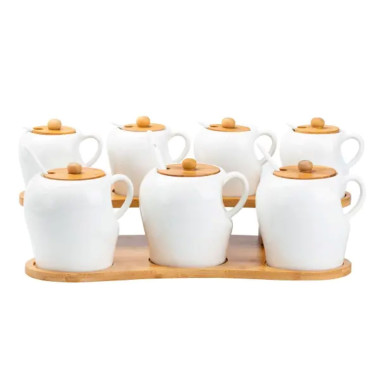 Набір для спецій з ложками 3 шт по 300 мл і 4 шт по 600 мл HP248 (LG-2183918383)