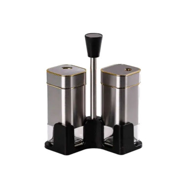 Набір для спецій на підставці 2 баночки для солі та перцю по 120 мл HP531T1005J (LG-HP531T1005J)