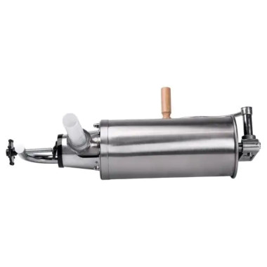 Вертикальний шприц для ковбаси 3 л з нержавіючої сталі шприц ковбасний 4 насадки 16788-7 (LG-16788-7)