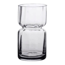 Декоративна ваза для цветов 15 см стеклянная прозрачная ваза 600 мл HP-10-13