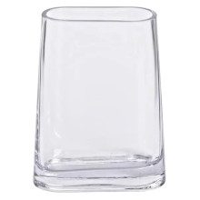 Ваза для цветов стеклянная 15х7х21 см прозрачная декоративная ваза 1.1 л HP-10-7