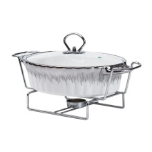 Марміт порцелянаовий на 1 л овальний з підігрівом 31×19×13 см HP1022 (LG-HP1022) Марміт порцелянаовий на 1 л овальний з підігрівом 31×19×13 см HP1022 (LG-HP1022)