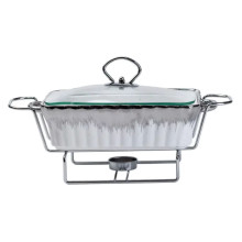 Марміт прямокутний на 1 л порцелянаовий з підігрівом 31×16×11 см HP1019 (LG-HP1019) Марміт прямокутний на 1 л порцелянаовий з підігрівом 31×16×11 см HP1019 (LG-HP1019)