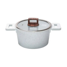 Каструля MGC алюмінієва з антипригарним покриттям 3 л біла HP-4-440 (LG-2358506256) Каструля MGC алюмінієва з антипригарним покриттям 3 л біла HP-4-440 (LG-2358506256)