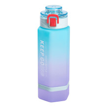 Пляшка для Пляшка для води 650 мл пляшечка з поїлкою для спорту та школи 23 см Keep Going HP-14-47TU (LG-HP-14-47TU)