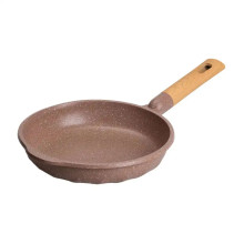 Алюмінієва сковорода 1,8 л, мармурове антипригарне покриття, Ø 24 см, товсте дно, кавовий MGC (LG-2358506291)