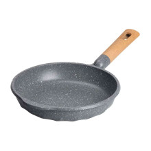 Алюмінієва сковорода 1,8 л, мармурове антипригарне покриття Ø 24 см, товсте дно MGC Grey HP-4-418G (LG-2358506290)