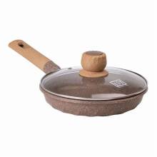 Алюмінієва сковорода 1,4 л, мармурове антипригарне покриття Ø 22 см, бежевий MGC HP-4-422CO (LG-2358506303)