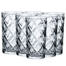 Набір склянок 6 шт по 400 мл прозорі HP1607 (LG-HP1607) Набір склянок 6 шт по 400 мл прозорі HP1607 (LG-HP1607)