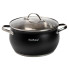 Набір посуду для приготування з нержавіючої сталі 12 предметів, чорний HP33548 (LG-HP33548)