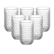 Набір склянок 6 штук по 450 мл скляні прозорі HP4154 (LG-2148787578) Набір склянок 6 штук по 450 мл скляні прозорі HP4154 (LG-2148787578)