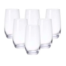 Набір склянок 6 штук по 360 мл прозорий HP557 (LG-2148787639) Набір склянок 6 штук по 360 мл прозорий HP557 (LG-2148787639)