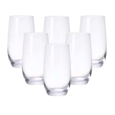 Набір склянок 6 штук по 360 мл прозорий HP557 (LG-2148787639)