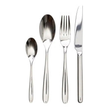 Набор столовых приборов на 6 персон 24 предмета столовый набор приборов Серебристый HP-20-23