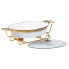 Настільна мармітниця 41х25х15.5 см марміт порцелянаовий для других страв 2 л HP1027 (LG-HP1027)