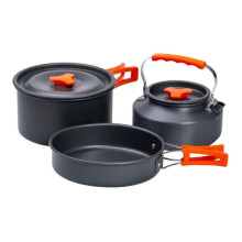 Набір туристичного посуду в сумці для походу та кемпінгу: каструля, сковорода, чайник HP39577C (LG-HP39577C) Набір туристичного посуду в сумці для походу та кемпінгу: каструля, сковорода, чайник HP39577C (LG-HP39577C)