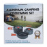 Набір туристичного посуду в сумці для походу та кемпінгу: каструля, сковорода, чайник HP39577C (LG-HP39577C)