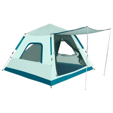 Намет кемпінговий 3-місний з тентом 235*235*155 см синій LU005BL (LG-LU005BL)