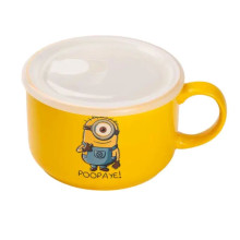 Миска порцелянова з пластиковою кришкою, 900 мл, для супу та локшини HP-15-18BM (LG-2350684630) Миска порцелянова з пластиковою кришкою, 900 мл, для супу та локшини HP-15-18BM (LG-2350684630)