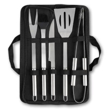 Набор аксессуаров для барбекю, мангала, гриля 5 предметов 40х10х5 см мангальные принадлежности HP-20-72 Набор аксессуаров для барбекю, мангала, гриля 5 предметов 40х10х5 см мангальные принадлежности HP-20-72