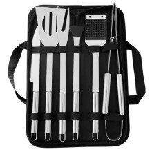 Набор аксессуаров для барбекю, мангала, гриля 6 предметов 40х10х5 см мангальные принадлежности HP-20-73 Набор аксессуаров для барбекю, мангала, гриля 6 предметов 40х10х5 см мангальные принадлежности HP-20-73