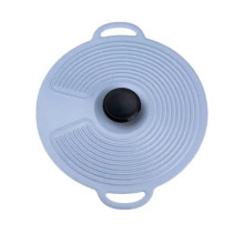 Багаторазова силіконова кришка універсальна 24 х 20.4 см Сірий HP34540S (LG-2183953901) Багаторазова силіконова кришка універсальна 24 х 20.4 см Сірий HP34540S (LG-2183953901)