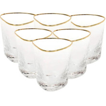 Набір з 6 склянок, 400 мл, для лимонаду, води, соку та коктейлів HP-16-26 (LG-2350684540)