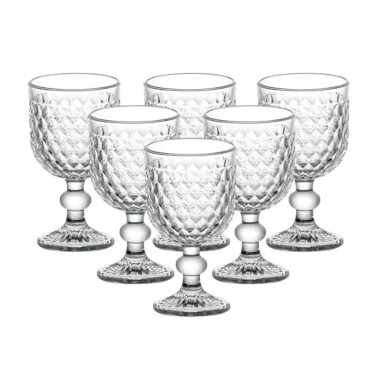 Набір келихів для вина 6 штук скляні HP4152 (LG-2148787576)
