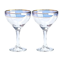 Набір келихів для коктейлів 2 штуки по 290 мл, сині HP545 (LG-2148787627) Набір келихів для коктейлів 2 штуки по 290 мл, сині HP545 (LG-2148787627)
