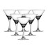 Набір келихів на високій ніжці 6 штук по 190 мл 6 штук для мартіні HP563 (LG-2148787645)
