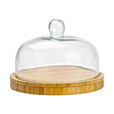 Набір для нарізання сиру Ø 25 зі скляною кришкою HP1230 (LG-HP1230)