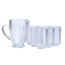 Набір скляний глечик і 6 склянок прозорий HP535 (LG-2148787618) Набір скляний глечик і 6 склянок прозорий HP535 (LG-2148787618)