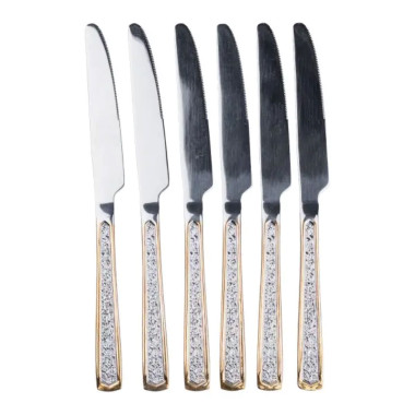 Набір столових ножів 6 шт нержавіюча сталь 23 см HP696 (LG-2041688958)