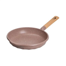 Алюмінієва сковорода 2,8 л з мармуровим антипригарним покриттям Ø 28 см, товсте дно MGC кавовий HP-4-420CO (LG-2358506297)