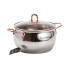 Набір каструль з нержавіючої сталі 3 штуки 6,1/2,6/3,6 л, хром HP33525W (LG-HP33525W)