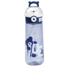 Пляшка для води 620 мл з трубочкою Синя HP17300BL (LG-2183918511)