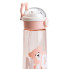 Пляшка для води 620 мл з трубочкою Рожева HP17300P (LG-2183918510)