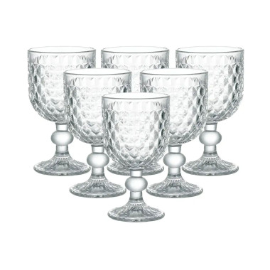 Келихи для червоного вина 6 штук на низькій ніжці HP4153 (LG-2148787577)