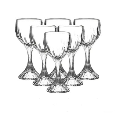Келихи з товстого скла набір для вина з 6 штук по 157 мл HP550 (LG-2148787632)