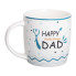 Кружка порцелянова з написами 450 (мл) Happy holidays dad RX-N240278HD (LG-RX-N240278HD)