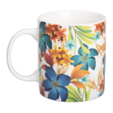 Кружка фарфоровая с рисунком 400 (мл) для чая и кофе RX-N240472BL