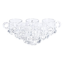 Набор стеклянных чашек 6 шт для чая кофе по 100 мл HP-YH-7